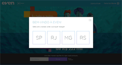 Desktop Screenshot of even.com.br