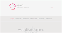Desktop Screenshot of even.lv