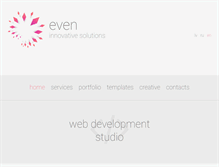 Tablet Screenshot of even.lv